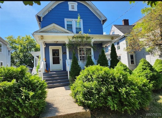 view of front of home