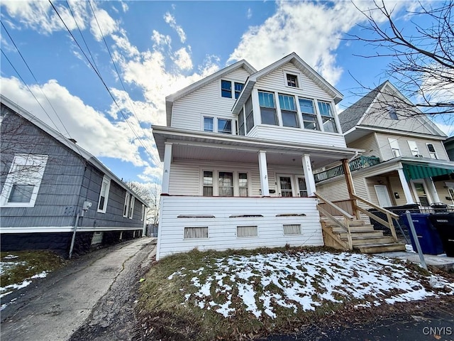 view of front of home