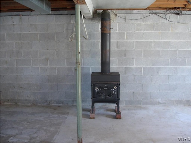 interior details featuring concrete flooring