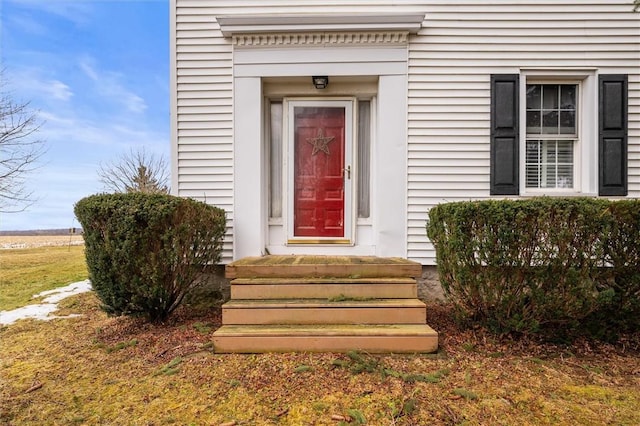 view of entrance to property