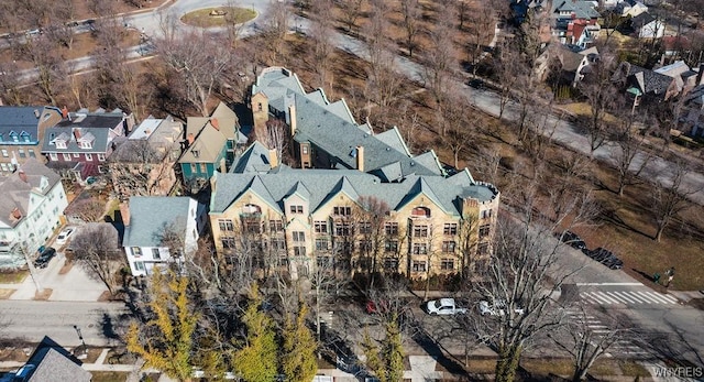 drone / aerial view featuring a residential view