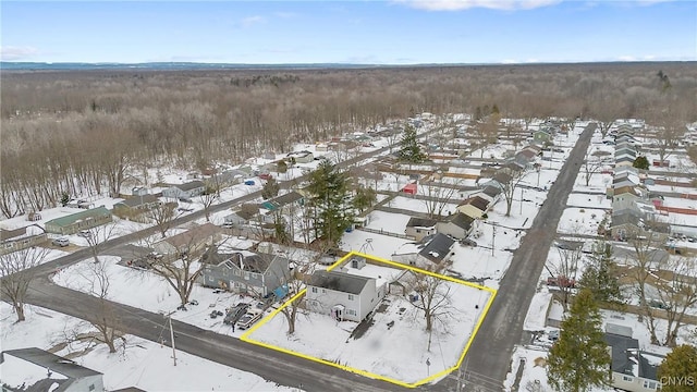 bird's eye view featuring a residential view