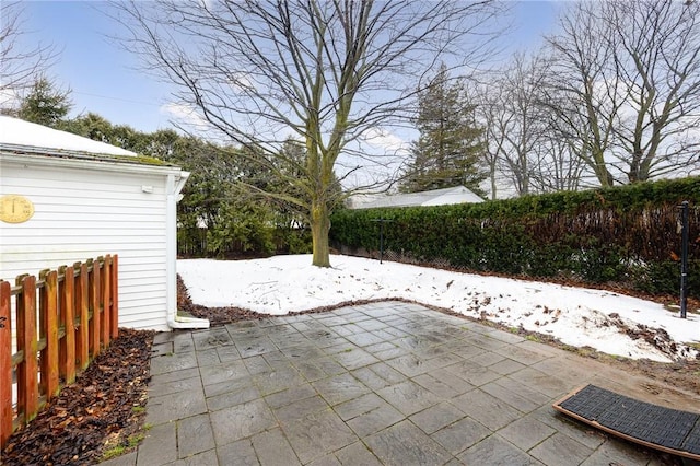 view of patio / terrace featuring a fenced backyard