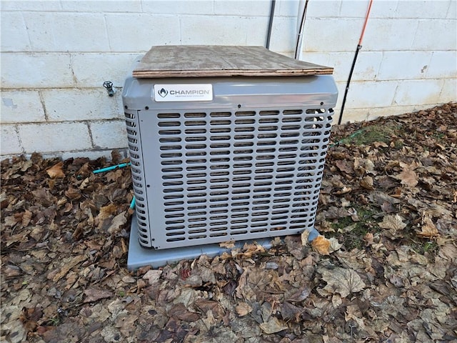 exterior details featuring cooling unit