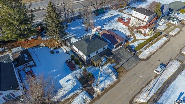 21 Avery Ave, Alexandria, NY 13607 - snowy aerial view featuring a residential view