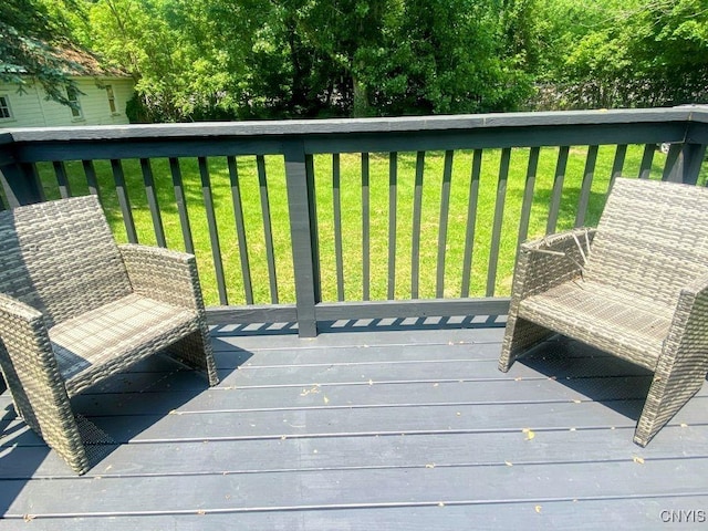 21 Avery Ave, Alexandria, NY 13607 - wooden deck featuring a lawn