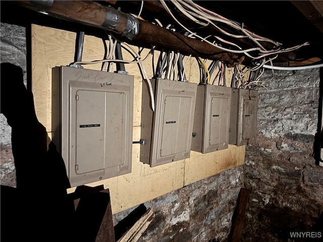 utilities with electric panel