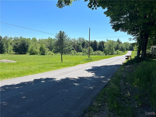 view of street with a view of trees