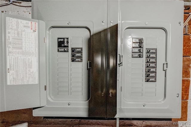 utility room featuring electric panel