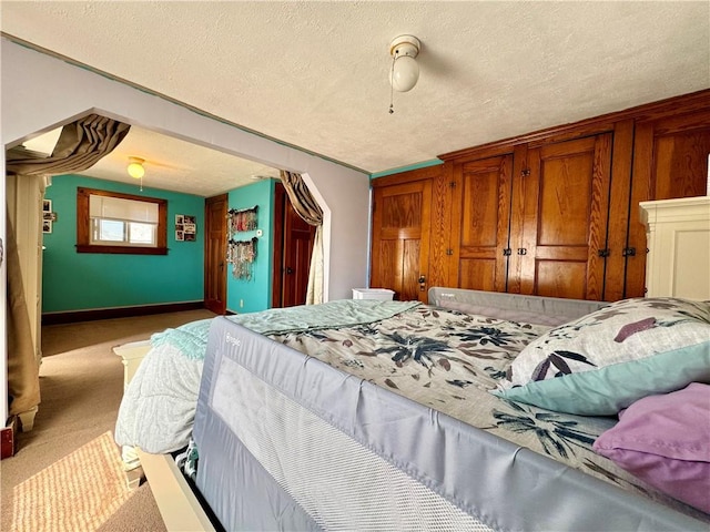 464 Pine St, Erwin, NY 14870 - bedroom featuring carpet flooring, a textured ceiling, and baseboards