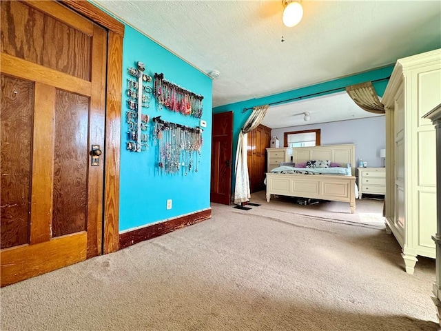 464 Pine St, Erwin, NY 14870 - unfurnished bedroom featuring carpet, baseboards, and a textured ceiling