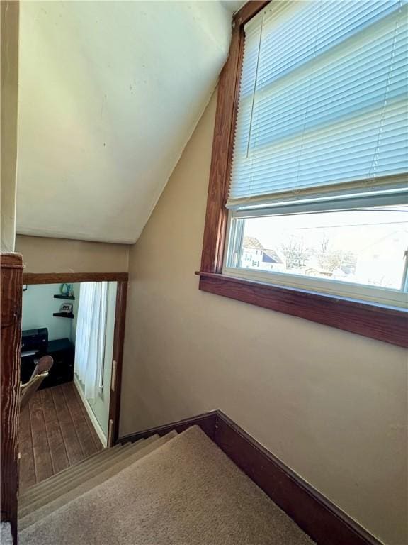 464 Pine St, Erwin, NY 14870 - additional living space with lofted ceiling and wood finished floors
