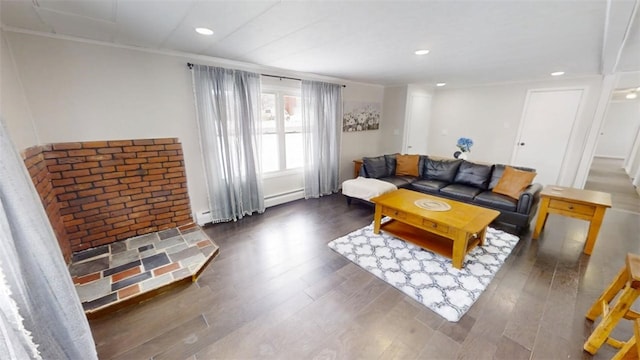 6339 County Road 32, North Norwich, NY 13815 - living area with wood finished floors and recessed lighting