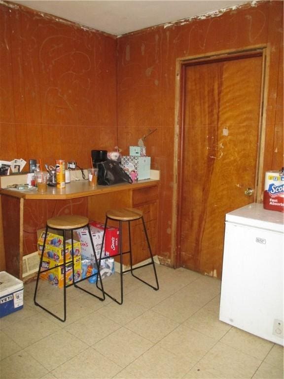 view of dining area