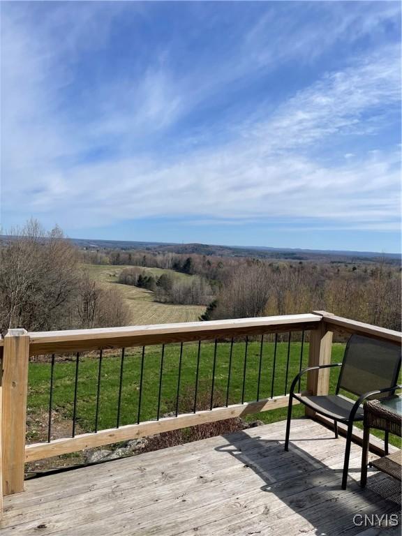 8558 Jackson Hill Rd, Boonville, NY 13309 - view of wooden deck