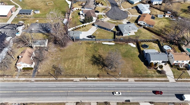 drone / aerial view featuring a residential view