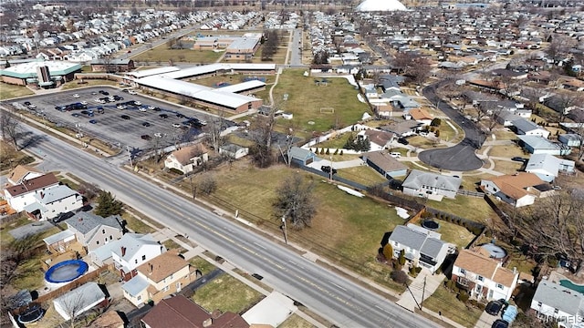 bird's eye view featuring a residential view