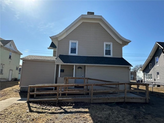 view of back of property