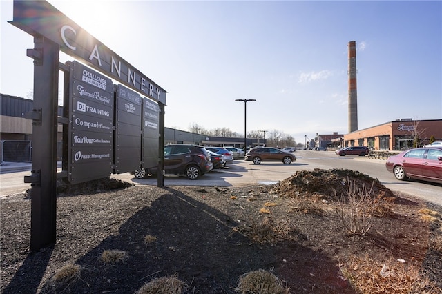 view of uncovered parking lot