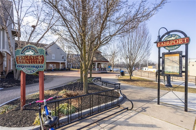 view of home's community featuring a gazebo