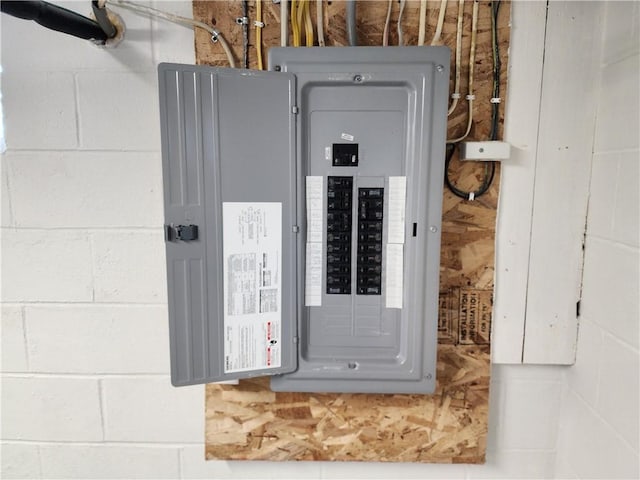 utilities with electric panel