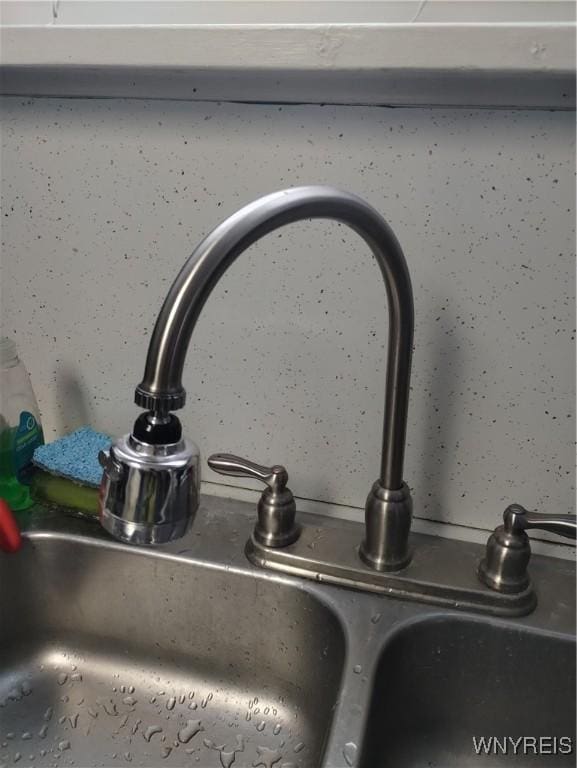 interior details featuring a sink