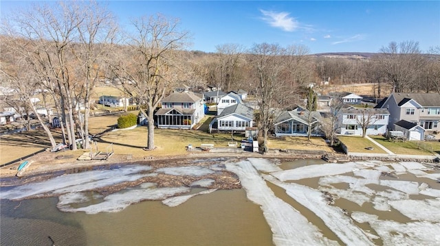 birds eye view of property featuring a residential view