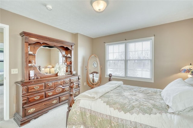 bedroom with carpet flooring