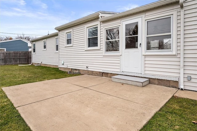 exterior space featuring fence