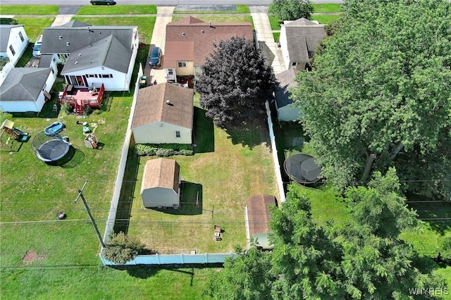 birds eye view of property featuring a residential view