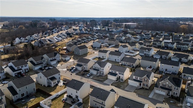 drone / aerial view featuring a residential view