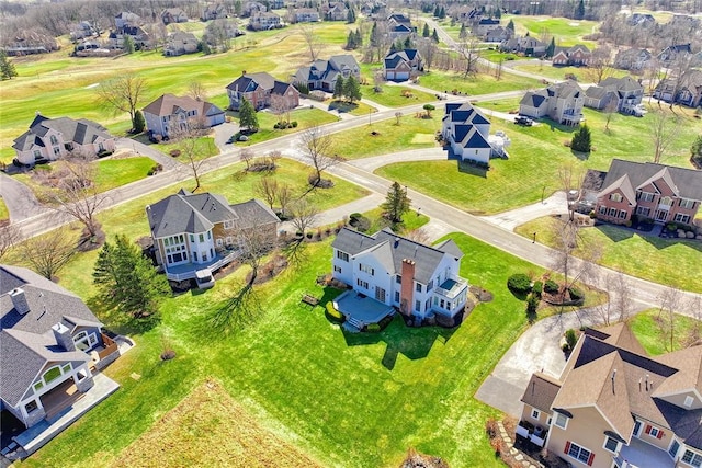 birds eye view of property featuring a residential view