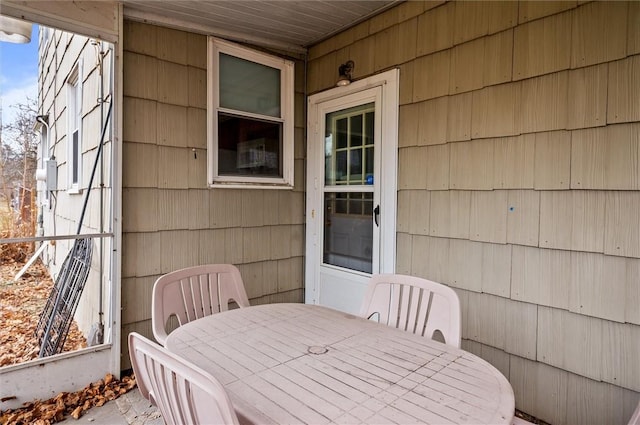 view of patio / terrace with outdoor dining area