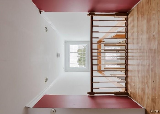 stairway with ornamental molding