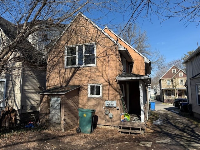 view of rear view of house