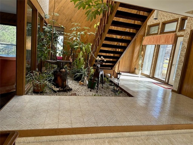 interior space with stairway