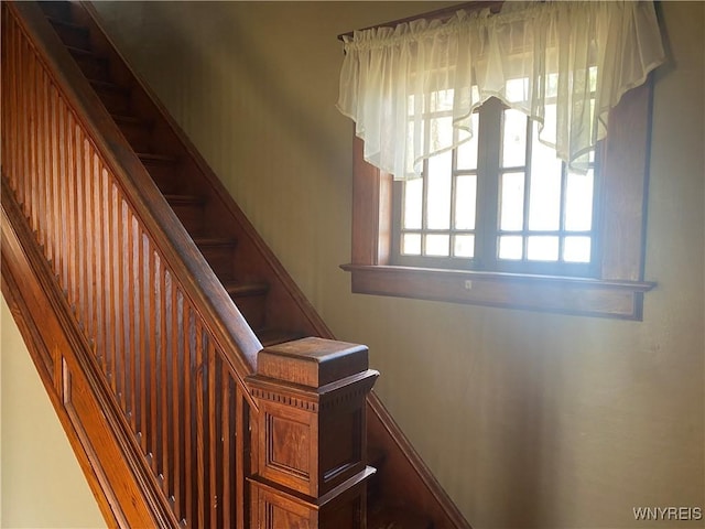 view of staircase