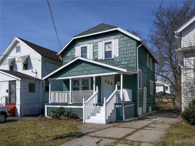 view of front of house featuring a porch