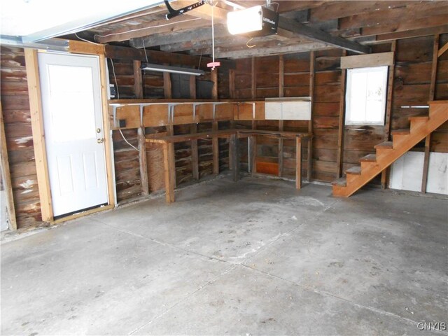 32 Fenner St, Cazenovia, NY 13035 - garage with a garage door opener