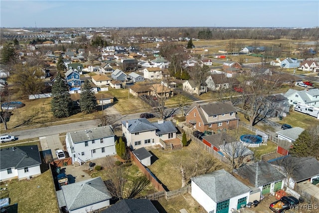 drone / aerial view featuring a residential view