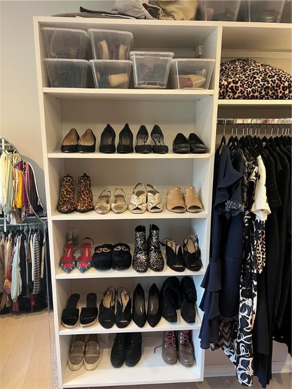 view of closet