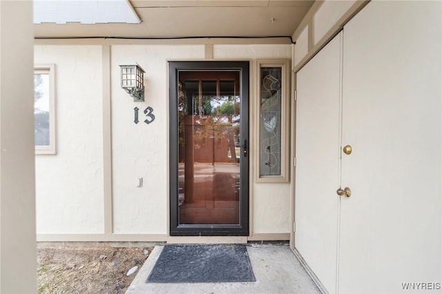 view of property entrance