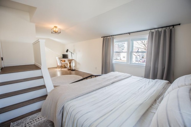 bedroom with baseboards