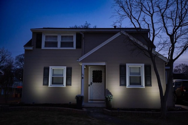 view of front of home