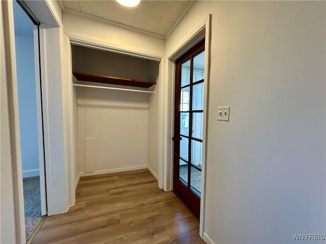 view of closet