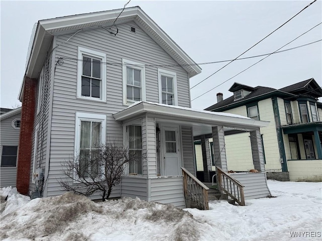 view of front of house featuring a porch