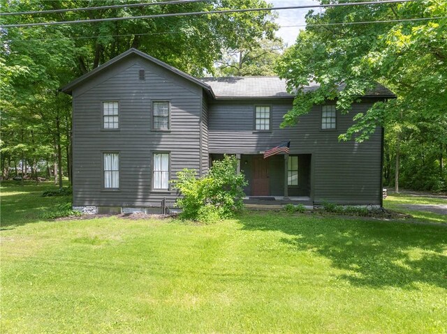 14838 W Lake Rd, Pulteney, NY 14418 - rear view of house with a yard