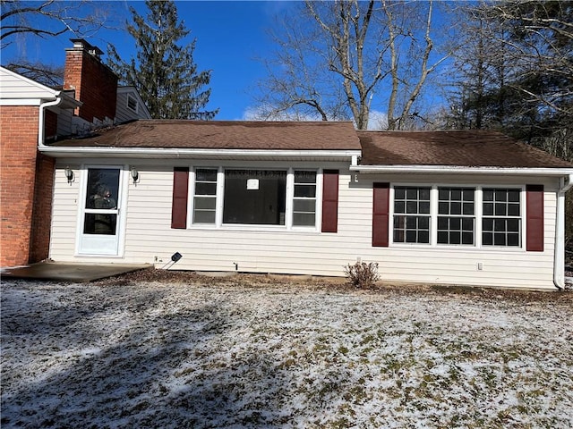 153 Holden Rd, Southport, NY 14871 - view of front facade featuring a chimney and roof with shingles