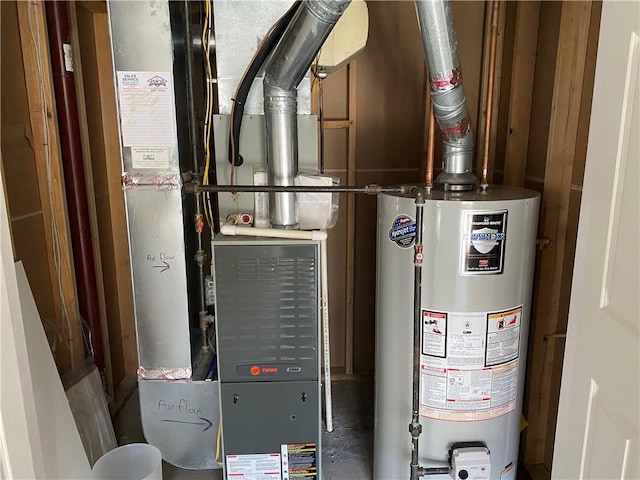 utilities with gas water heater