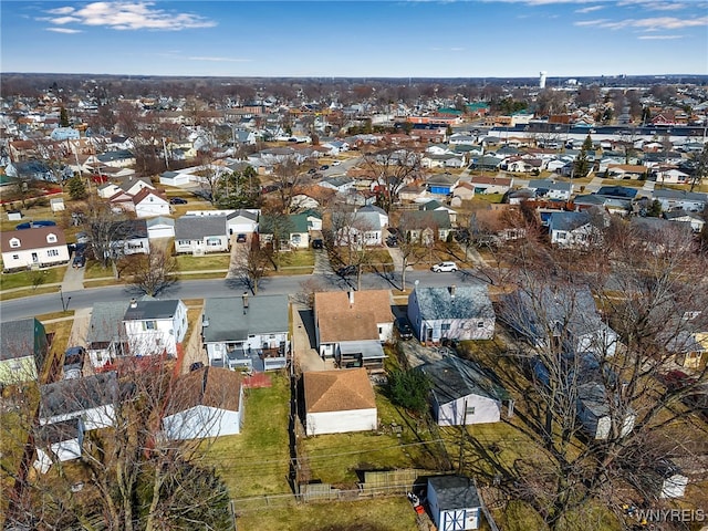 birds eye view of property featuring a residential view